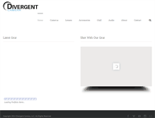 Tablet Screenshot of divergentcamera.com